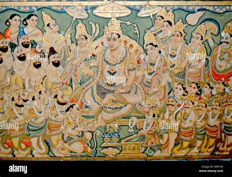 Das Ramayana-Bild der Adivaraha: Eine zeitlose Geschichte in farbenfrohen Details!