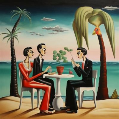 Die Begegnung: Surrealistische Fusion von Mensch und Tier in der ägyptischen Kunst